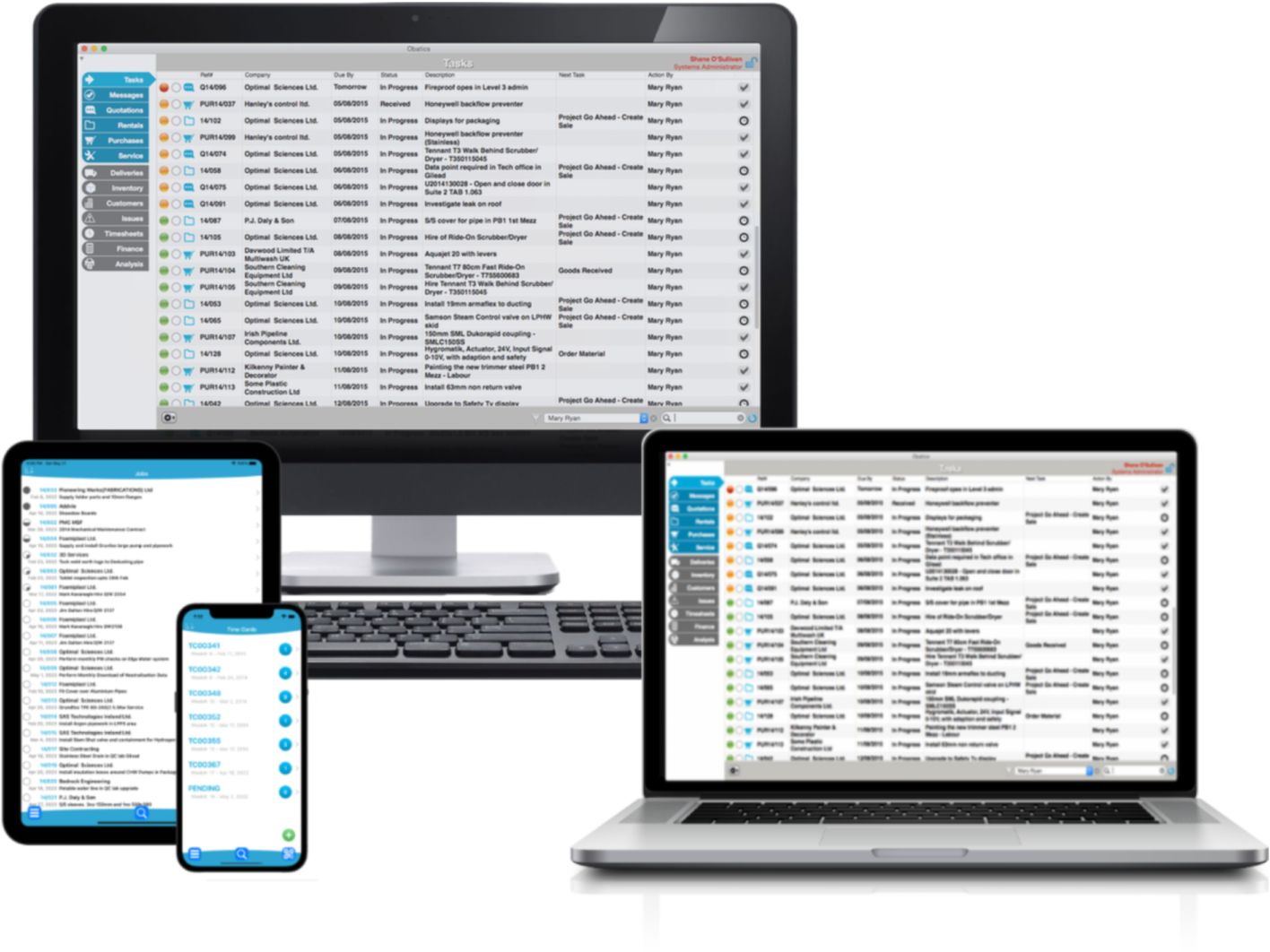 Obatics on Multiple Devices